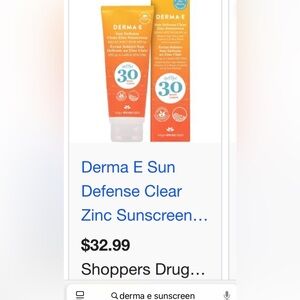 Sun Defense Clear Zinc Sunscreen - Orange
